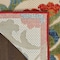 Homeroots 6' Ivory Blue And Orange Floral Indoor Outdoor Runner Rug 548036 - alternate 3