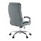 Homeroots Gray and Silver Adjustable Height Swivel Rolling Executive Office Chair 638364 - alternate 3
