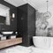 Apollo Tile Black 4x12 Eastern Black Marble Polished Baseboard Tile Trim 3.33 sqft/case, 10PK APLMTX886PA - alternate 3