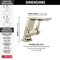 Delta Pivotal Single Handle Bathroom Faucet 599-PN-PR-LPU-DST - alternate 2