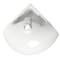 Alfi Brand ALFI brand ABC120 White 22" Corner Wall Mounted Ceramic Sink with Faucet Hole ABC120 - alternate 2