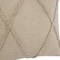 Homeroots Set of Two Taupe and Brown Diamond Cotton Throw Pillow With Fringes, 2PK 554572 - alternate 1