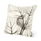 Homeroots 18" White And Black Botanical Linen Throw Pillow Cover with Embroidery 608177 - alternate 2