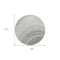 Homeroots 8' Gray Silver And Beige Round Abstract Washable Indoor Outdoor Area Rug 577297 - alternate 2