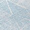 Homeroots 8' Denim Blue Ivory And Gray Round Geometric Washable Indoor Outdoor Area Rug 577741 - alternate 3