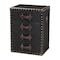 Baxton Studio Jaelyn Vintage Black Canvas 4-Drawer End Table 252-13967-ZORO - alternate 1
