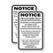 Signmission Supplemental Equine Liability, 18'' X 24'' 2 Signs, Heavy Gauge Aluminum, 2PK A-1824-2PACK-2953 - alternate 1
