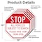 Signmission Stop All Vehicles Subject to Search, 10 inch X 10 inch, Aluminum Metal Signs, 5PK OC-A-5Pack-10-244 - alternate 2