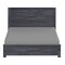 Homeroots Three Piece Gray Solid Wood Bedroom Set 523981 - alternate 3