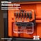 Klein Tools 1/4 in, 3/8 in, 1/2 in Drive Bit Socket Set, Torx, 13 pcs 65213TX - alternate 2