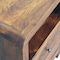 Homeroots 24" Brown Solid Wood Two Drawer Nightstand 651488 - alternate 4