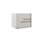 Homeroots 32" Tan Wood Floating Bathroom Vanity With White Sink And Two Drawers 624095 - alternate 1
