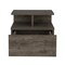 Homeroots 12" Brown Wood One Drawer Floating Nightstand 543695 - alternate 5