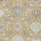 Homeroots 5' X 8' Gold Ivory And Gray Damask Washable Indoor Outdoor Area Rug 599413 - alternate 2