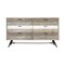 Homeroots 63" Natural and Ivory Solid Wood Six Drawer Double Dresser 518617 - alternate 1