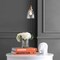 Jonathan Y Cleo 5.5" Adjustable Metal/Glass LED Pendant, Brass Gold JYL3518B - alternate 4