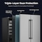 Yeego 30 Inch 60 Can & 20 Bottle Dual Zone Outdoor Wine and Beverage Fridge YG-BC-170A2EQ(B) - alternate 2
