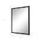 Homeroots 31" Black Framed Accent Mirror 632809 - alternate 2