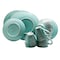 Elama Malibu Waves 16-Piece Dinnerware Set in Turquoise ELM-MALIBU-WAVES - alternate 2