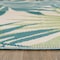 World Rug Gallery Modern Floral Reversible Plastic Area Rug 9 ft x 12 ft Green 6053GREEN9X12 - alternate 2