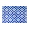 Camco Outdoor Mat - 9ft x 12ft, Blue/White/Blue Zig-Zag Diamond 42866 - alternate 2
