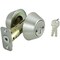 Prosource Deadbolt, 3 Grade, Stainless Steel, 2-3/8 to 2-3/4 in Backset, KW1 Keyway D262-RU5V - alternate 1