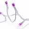Elegani 100 LED String Purple Lights with Clear Wire - 33ft Plug-In Indoor Outdoor Fairy Lights PH-100-LD-PPL - alternate 2