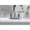 Kingston Brass Double-Handle 4" Centerset Bathroom Faucet with Pop-Up Drain, Polished Chrome FB2601CML - alternate 2
