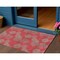 Homeroots 3' X 5' Red Gray And Silver Polka Dot Washable Indoor Outdoor Area Rug 614701 - alternate 1