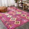 Jonathan Y Tribal Love Geometric Pink/Multi 5 ft. x 8 ft. Area Rug MOH105B-5 - alternate 2