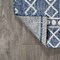 Jonathan Y Kafel Tribal Bohemian Blue/Ivory 2 ft. x 10 ft. Indoor/Outdoor Runner Rug SMB130D-210 - alternate 2