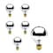 Bulbrite 100-Watt G25 Incandescent Light Bulb Medium Base (E26) Half Chrome 2700K, 6PK 862024 - alternate 1