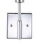 Jonathan Y Turing 5" 1-Light Metal LED Wall Sconce, Chrome JYL7455A - alternate 4