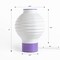 Jonathan Y Asian Lantern 15 in. Vintage Traditional Plant-Based PLA 3D Printed Dimmable LED Table Lamp, White/Pu USA1003A - alternate 3