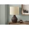 Monarch Specialties Lighting, 16"h, Table Lamp, Brown Resin, Beige Shade, Contemporary I 9772 - alternate 2