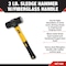 Performance Tool 3lb Sledge Hammer 14.8 in. Anti Shock Fiberglass Handle PMM7100 - alternate 3
