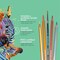 Lyra Graduate Watercolor Pencils Set Tin with Brush, Assorted Colors, 12-Piece Set, 2PK L2881120 - alternate 2