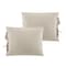 Homeroots Beige Queen Linen 140 Thread Count Washable Duvet Cover Set 529000 - alternate 3
