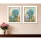Homeroots Set Of Two Paris Floral Postcard White Framed Print Wall Art, 2PK 405712 - alternate 2