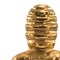 Homeroots 21" Gold And White Aluminum And Marble Mummy Tabletop Sculpture 628145 - alternate 2