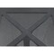 Niche Terrace Plastic Indoor/Outdoor 31.5 in Square Table, Black, 4 Terrace Plastic Stacking Chairs, Black TOB3131BK41BK - alternate 2