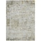 Homeroots 9' X 12' Taupe Light Yellow And Ivory Abstract Washable Indoor Outdoor Area Rug 604563 - alternate 2