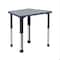 Correll Trapezoid 32 in W, 22 in L, 25 in to 35 in H, Particleboard, Gray Granite AD2232TF-TRP-15-09-37 - alternate 1