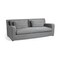 Homeroots 93" Dark Gray Slipcovered Fabric Sofa With Toss Pillows 607322 - alternate 1