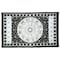 Homeroots 80" X 56" Black And White Cotton Hanging Tapestry 397208 - alternate 1