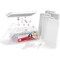 Emporio Kitchen Round Ice Cube Tray Set of 4 with Lid & Tongs, 104 BPA-Free Ice Balls per Tray, Quick Release, White EMPICES44WH - alternate 1