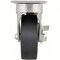 Zoro Select Plate Caster, 1760 lb. Load, Black Wheel P25S-NMB060K-14-WB-DL - alternate 3