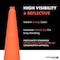 Traffic Kontrol 28in Traffic Cone, 7 lbs, Orange, No Reflective Collar, 1PC TKTC-28-7-OR-NC - alternate 4