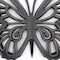 Homeroots 23" X 19" Black Rustic Butterfly Wooden Wall Decor 274489 - alternate 2