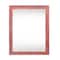 Homeroots 16" x 20" Red Solid Wood Hanging Picture Frame 380276 - alternate 1